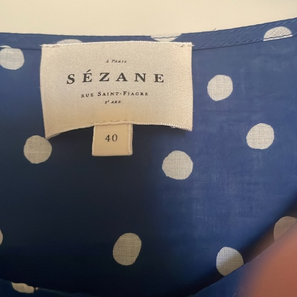 Sézane polka dot blouse. Size 40(FR$ or 8 (US) - Picture 3 of 3